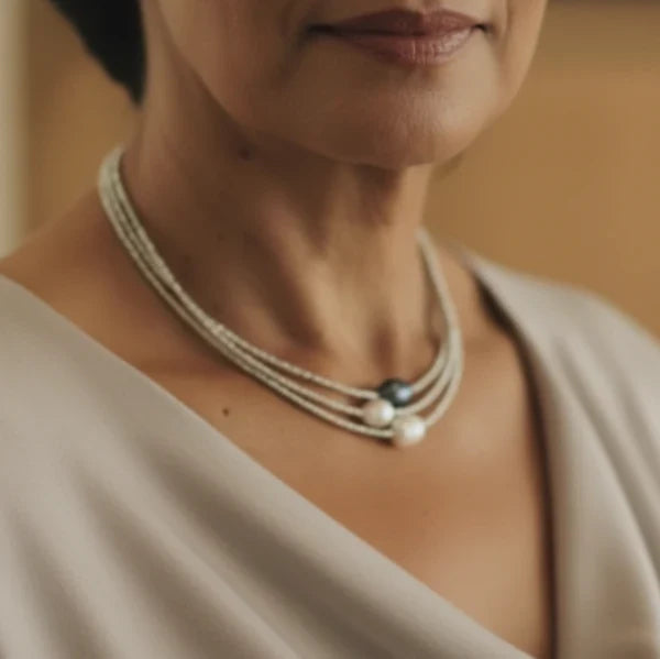 Náhrdelník z Přírodních Perel